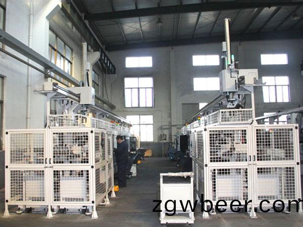 Fully automatic machining production line (4 lines)