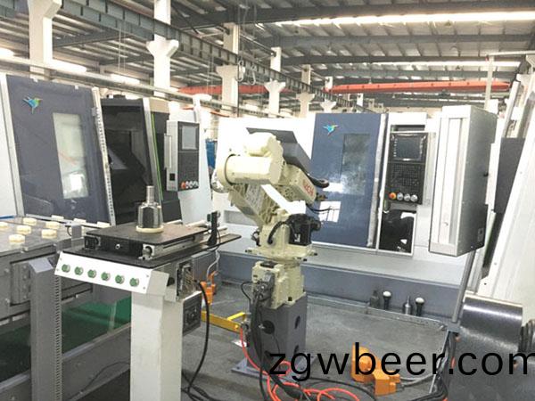 Robot machining production line (2 lines)